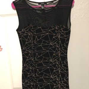 Bodycon abstract dress
